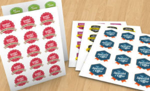 packaging stickers