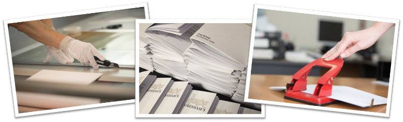 cutting, folding and punching
